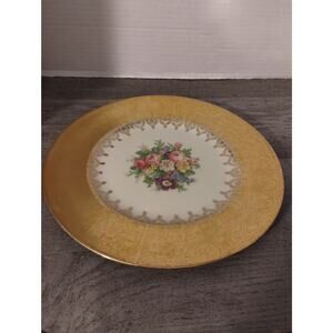 Edgewood China 22 Kt Porcelain 9 3/4' Decorative Plate